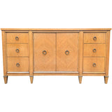 62" Unfinished 2 Door 6 Drawer Vintage Buffet #08828