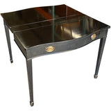 20"-76" Unfinished 1 Drawer Vintage Expandable Table #08986