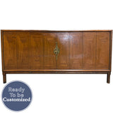 67" Unfinished 2 Door Maurice Mandle and Company Vintage Buffet #08794