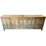 89.5" Unfinished 5 Door Vintage Buffet #09006