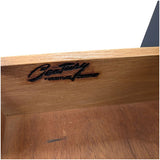 62" Finished 9 Drawer Century Vintage Dresser #08802