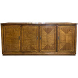 73" Unfinished 4 Door American Of Martinsville Vintage Buffet #08941