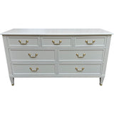 59.5" Finished 7 Drawer Kindel Vintage Dresser #08797