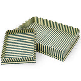 6" Striped Marble Tray Small | ready to ship!