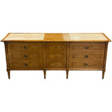 80" Unfinished 9 Drawer American Of Martinsville Vintage Dresser #08942