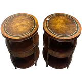 26.25" Unfinished 1 Drawer Vintage Side Table Set of 2 #09029