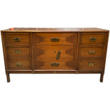 62" Unfinished 9 Drawer Vintage Dresser #08841