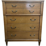 36" Unfinished 5 Drawer Century Vintage Tallboy #08932