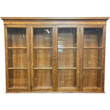 64" Unfinished 4 Door Vintage Hutch Top #08930
