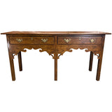 58" Unfinished 2 Drawer Henredon Vintage Console Table #08881