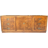 76" Unfinished 2 Door 6 Drawer Vintage Buffet #08873