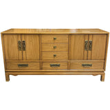 62" Unfinished 4 Door 6 Drawer Vintage Buffet #08937
