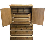 40" Unfinished 2 Door 3 Drawer Vintage Hutch #09030