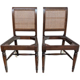 20" Unfinished Vintage Chair Set of 2 #08975