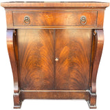26" Unfinished 2 Door 1 Drawer Vintage Buffet #08984
