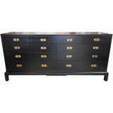 72" Finished 9 Drawer Henredon Vintage Dresser #08768