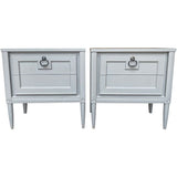 23" Unfinished 2 Drawer Basic Witz Vintage Nightstand Set of 2 #08898