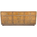 70.5" Unfinished 9 Drawer Drexel Vintage Dresser #08900