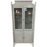 38" Finished High Gloss Light Blue FB 4 Drawer Drexel Vintage Hutch #08829