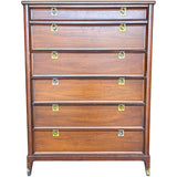 38" Unfinished 6 Drawer Vintage Tallboy #08978