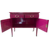 36" Finished 2 Drawer 2 Door Vintage Buffet #08636