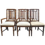 22" Unfinished Vintage Chair Set of 6 + Fabric #08827