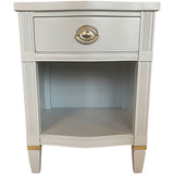 19" Finished 1 Drawer  Bassett Furniture Vintage Single Nightstand #07972