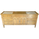 74.5" Unfinished 2 Door 7 Drawer Vintage Buffet #08913