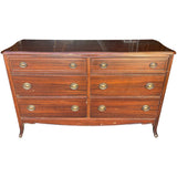 57.5" Unfinished 6 Drawer Vintage Dresser #08908