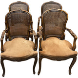 22" Unfinished Vintage Chair Set of 4 #08928