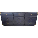 70.5" Finished 9 Drawer Vintage Dresser #08835