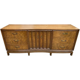78" Unfinished 2 Door 6 Drawer Vintage Buffet #08819