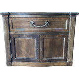 26" Unfinished 1 Drawer 2 Door Vintage Single Nightstand #08957
