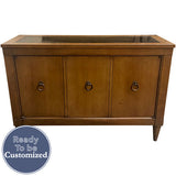 42.25" Unfinished 2 Door Vintage Buffet #08991
