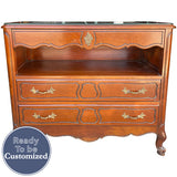 38" Unfinished 3 Drawer Drexel Vintage Dresser #08985