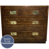 32" Unfinished 3 Drawer Henredon Vintage Dresser #08808