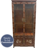 32" Unfinished 4 Door Vintage Hutch #08933
