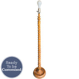 11'' Unfinished Vintage Floor Lamp #08972