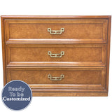36" Unfinished 3 Drawer Henry Link Vintage Dresser #09002