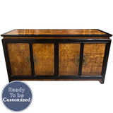 56" Unfinished 4 Door Vintage Buffet #08979