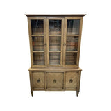 44" Unfinished 5 Door Century Vintage Hutch #08373