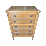 34" Finished 5 Drawer Vintage Tallboy #08497