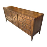 72" Unfinished 9 Drawer Vintage Dresser #08541