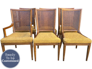 23" Unfinished Vintage Chair Set of 6  #08588