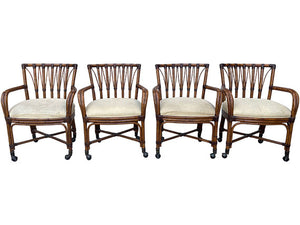 26" Unfinished Vintage Chair Set of 4 #08589