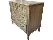 Load image into Gallery viewer, 35.5&quot; Unfinished 4 Drawer Heritage Vintage Dresser #08592
