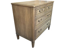 Load image into Gallery viewer, 35.5&quot; Unfinished 4 Drawer Heritage Vintage Dresser #08592
