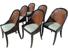 Load image into Gallery viewer, 19.5&quot; Finished Vintage Chair Set of 6 #08561
