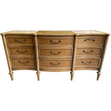 64" Unfinished 9 Drawer Vintage Dresser #08605