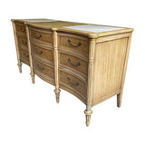 64" Unfinished 9 Drawer Vintage Dresser #08605